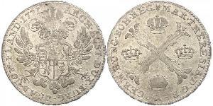 1 Thaler / 1 Krone Austrian Netherlands (1713-1795) 銀 玛丽亚·特蕾西亚 (1717 - 1780)