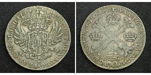 1 Thaler / 1 Krone Austrian Netherlands (1713-1795) 銀 玛丽亚·特蕾西亚 (1717 - 1780)