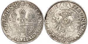 1 Thaler / 32 Shilling Hambourg Argent Ferdinand II du Saint-Empire(1578 -1637)
