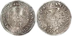 1 Thaler / 32 Shilling 汉堡 銀 斐迪南二世 (神圣罗马帝国) (1578 -1637)