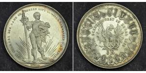 1 Thaler / 5 Franc Svizzera Argento 