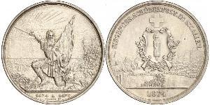 1 Thaler / 5 Franc Suiza Plata 