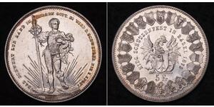 1 Thaler / 5 Franc Schweiz Silber 