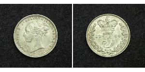 1 Threepence Reino Unido de Gran Bretaña e Irlanda (1801-1922) Plata Victoria (1819 - 1901)