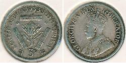1 Threepence South Africa (1910 - ) Silver George V of the United Kingdom (1865-1936)