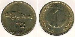 1 Tolar Slovenia (1991 - ) Brass 