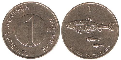 1 Tolar Slovenia (1991 - ) Brass 