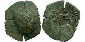 1 Trachy Imperio bizantino (330-1453) Bronce Miguel VIII Paleólogo (1223-1282)