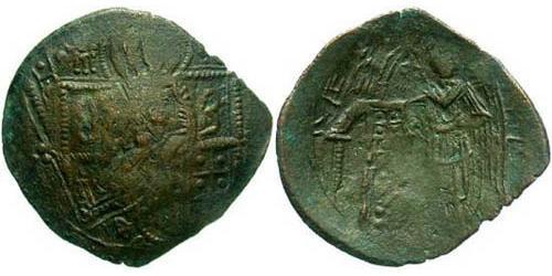 1 Trachy Византийская империя (330-1453) Бронза Михаил VIII Палеолог (1223-1282)
