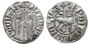 1 Tram Regno armeno di Cilicia (1080-1375) Argento Hethum I (?-1271)