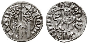 1 Tram Armenian Kingdom of Cilicia (1080-1375) Silver Hethum I (?-1271)