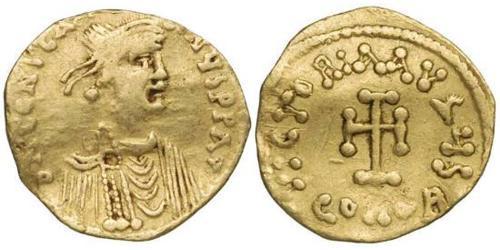 1 Tremisse Impero bizantino (330-1453) Oro Constans II (630-668)