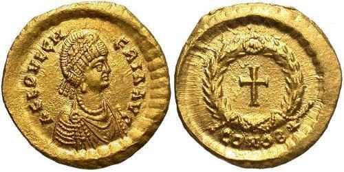 1 Tremisse Impero bizantino (330-1453) Oro 