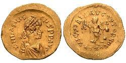 1 Tremissis Byzantinisches Reich (330-1453) Gold Basiliscus (?-476)