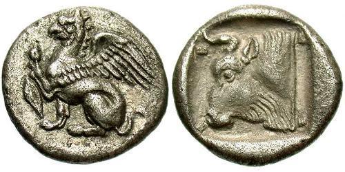 1 Triobol Стародавня Греція (1100BC-330) Срібло 