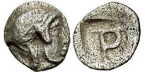 1 Tritemorion Grecia antica (1100BC-330) Argento 