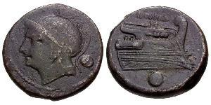 1 Uncia Римская республика (509BC-27BC) Бронза 