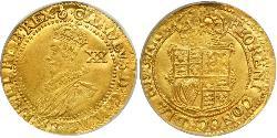 1 Unite Kingdom of England (927-1649,1660-1707) Gold Charles I (1600-1649)
