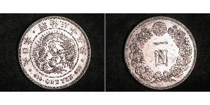 1 Yen Empire du Japon (1868-1947) Argent Meiji the Great (1852 - 1912)