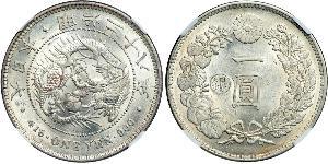 1 Yen Impero giapponese (1868-1947) Argento Meiji the Great (1852 - 1912)