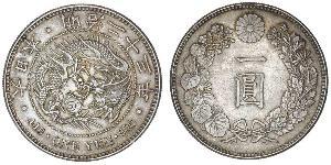 1 Yen Impero giapponese (1868-1947) Argento Meiji the Great (1852 - 1912)
