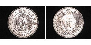 1 Yen Japanisches Kaiserreich (1868-1947) Silber Meiji the Great (1852 - 1912)