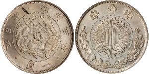1 Yen Japanisches Kaiserreich (1868-1947) Silber Meiji the Great (1852 - 1912)