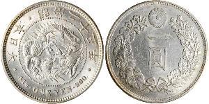 1 Yen Japanisches Kaiserreich (1868-1947) Silber Meiji the Great (1852 - 1912)