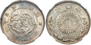 1 Yen Japanisches Kaiserreich (1868-1947) Silber Meiji the Great (1852 - 1912)