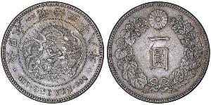 1 Yen Japanisches Kaiserreich (1868-1947) Silber Meiji the Great (1852 - 1912)