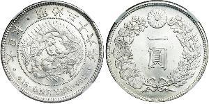 1 Yen Japanisches Kaiserreich (1868-1947) Silber Meiji the Great (1852 - 1912)