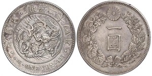 1 Yen Empire of Japan (1868-1947) Silver Meiji the Great (1852 - 1912)