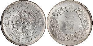 1 Yen Empire of Japan (1868-1947) Silver Meiji the Great (1852 - 1912)
