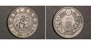 1 Yen 大日本帝国 (1868 - 1947) 銀 明治天皇 (1852 - 1912)