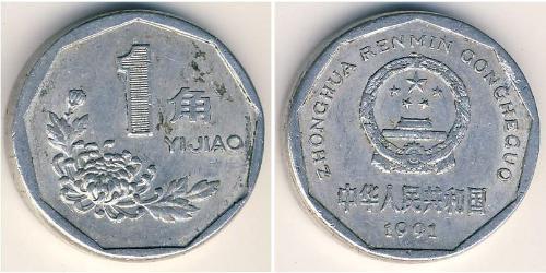 1 Yuan República Popular China Aluminio 