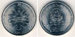 1 Yuan Volksrepublik China Kupfer/Nickel 