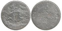 1 Yuan Volksrepublik China Silber 