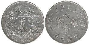 1 Yuan Volksrepublik China Silber 