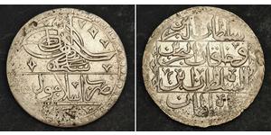 1 Yuzluk / 100 Para Empire ottoman (1299-1923) Argent Selim III