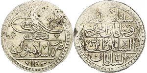 1 Yuzluk / 100 Para 奥斯曼帝国 (1299 - 1923) 銀 Selim III