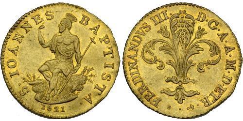 1 Zecchino Italian city-states Or Ferdinand I of the Two Sicilies (1751 - 1825)
