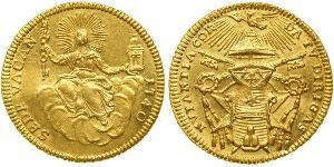 1 Zecchino États pontificaux (752-1870) Or 