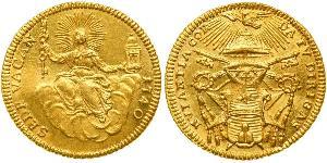 1 Zecchino Папская область (752-1870) Золото 