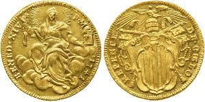 1 Zecchino Папська держава (752-1870) Золото Бенедикт XIV (1675- 1758)