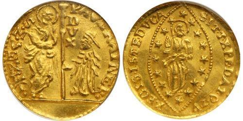 1 Zecchino / 1 Ducat Italien Gold 