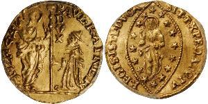 1 Zecchino / 1 Ducat Italy Gold 