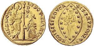 1 Zecchino / 1 Ducat Italy Gold 