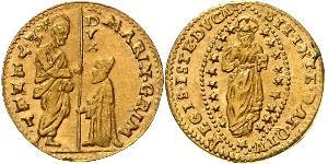 1 Zecchino / 1 Ducat Italy Gold 