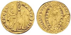 1 Zecchino / 1 Ducat Italy Gold 