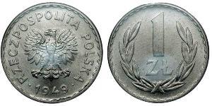 1 Zloty Pologne Cuivre/Aluminium/Nickel 
